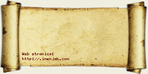 Andjelina Vilimonović vizit kartica